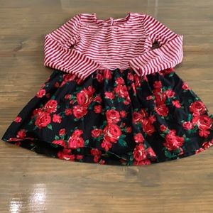 Toughskins long sleeved dress. Size 3t.